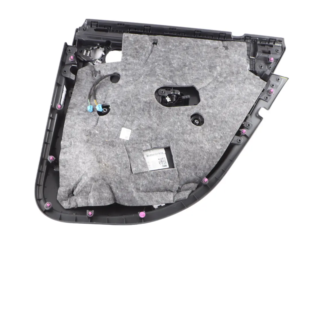 Mercedes X253 Door Card Cover Rear Left N/S Trim Panel Black Leather A2537300903
