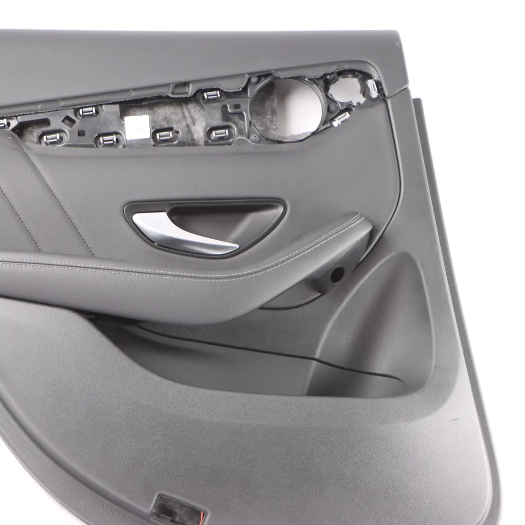 Mercedes X253 Door Card Cover Rear Left N/S Trim Panel Black Leather A2537300903