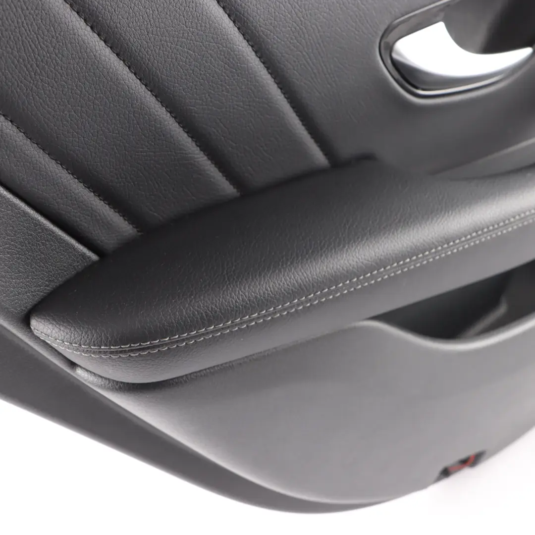 Mercedes X253 Door Card Cover Rear Left N/S Trim Panel Black Leather A2537300903