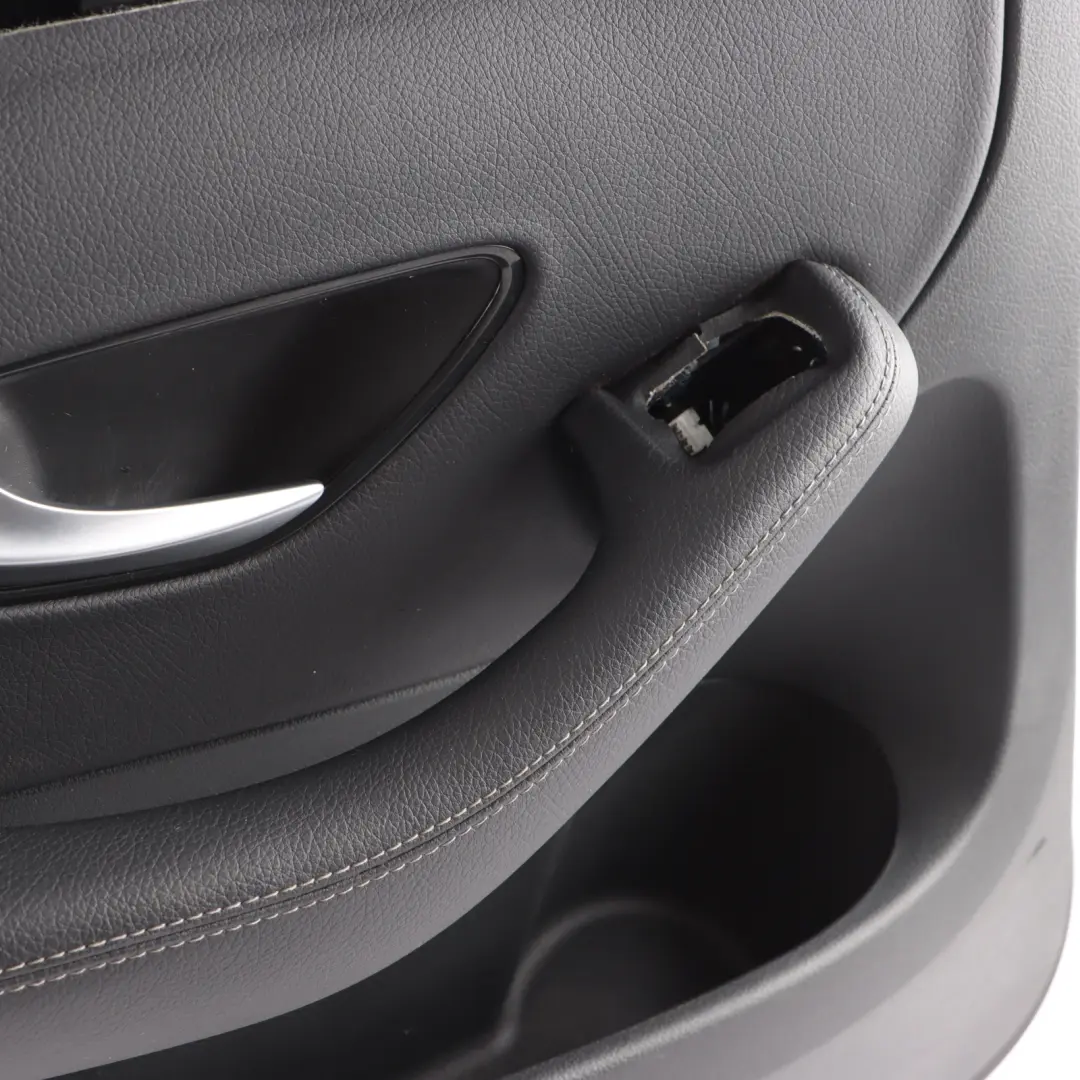 Mercedes X253 Door Card Cover Rear Left N/S Trim Panel Black Leather A2537300903
