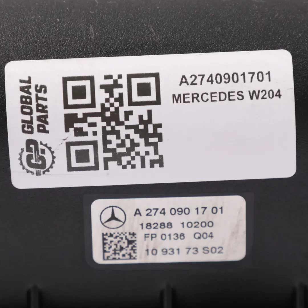 Mercedes W204 Silenciador admisión aire Carcasa filtro Manguera A2740901701