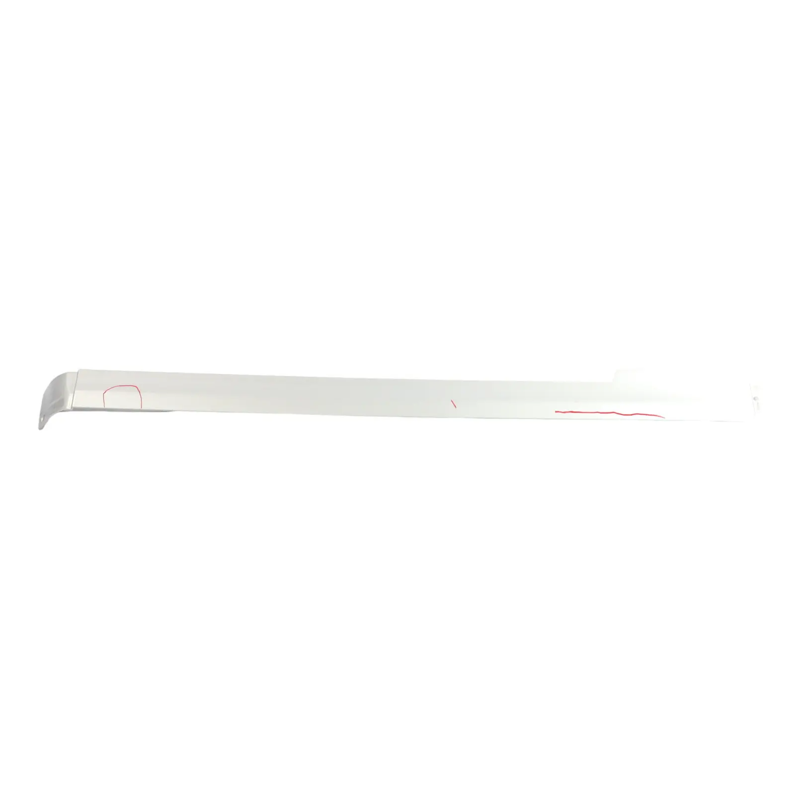 Mercedes W447 Sliding Door Right O/S Moulding Strip Rail Cover SIlver - 9744