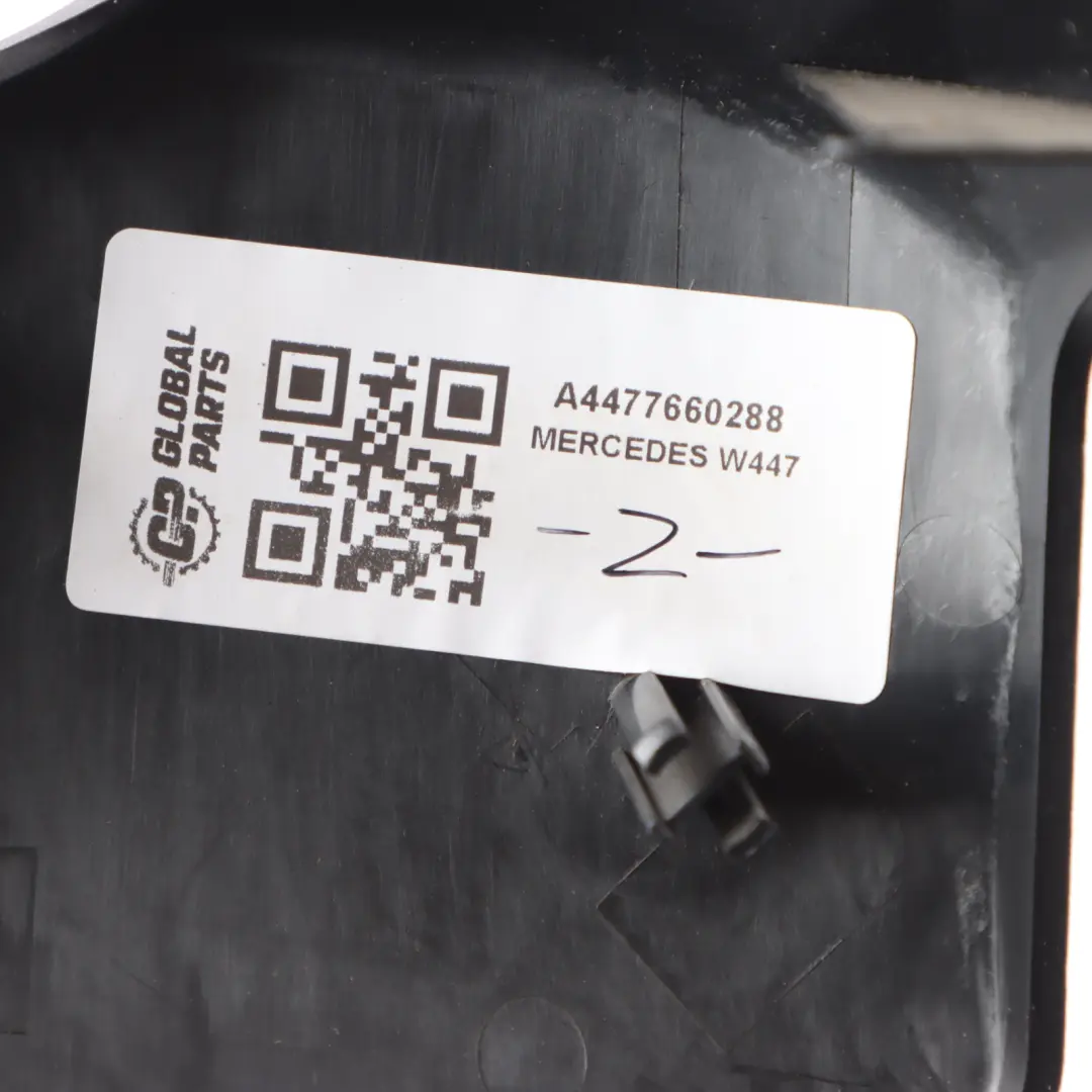 Mercedes W447 Trim Panel Cover Rear Left N/S Sliding Door Black A4477660288