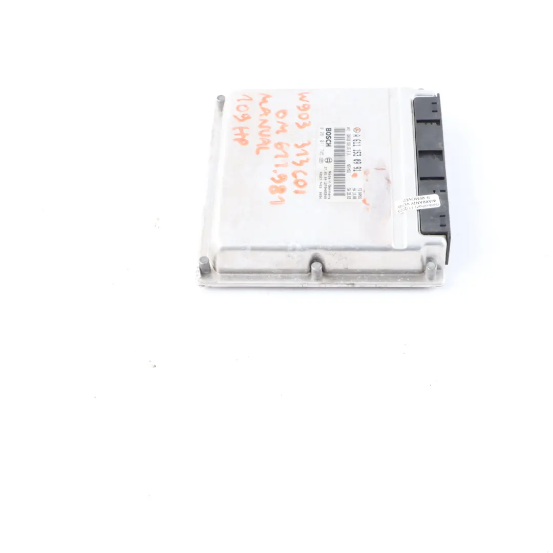 Mercedes Sprinter W901 Engine Control Unit Module ECU OM611 Diesel A6111530991