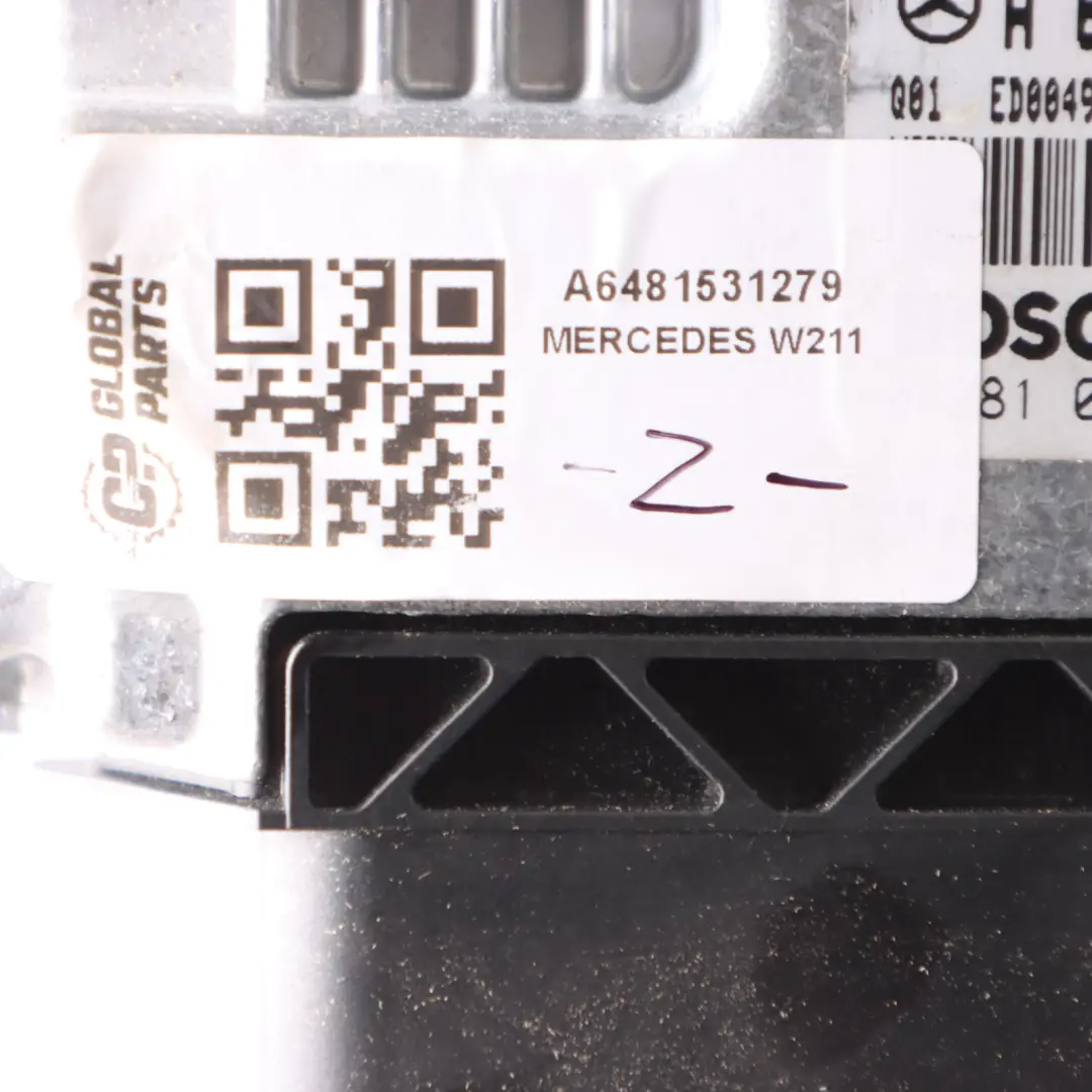 Mercedes W211 S320 CDI 648.961 204HP Engine Control Unit ECU A6481531279 