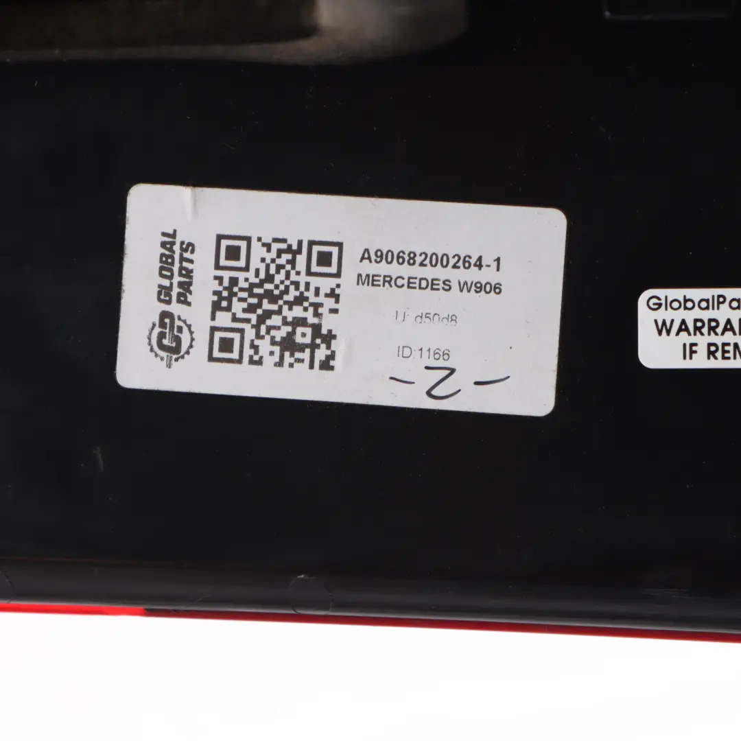 Rear Lamp Mercedes Sprinter W906 Right O/S Tail Light Side A9068200264