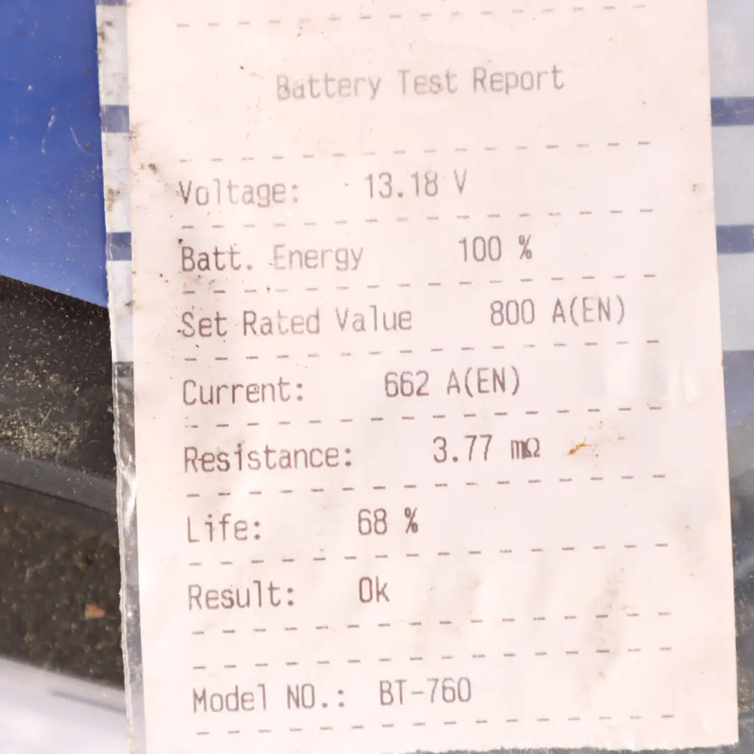 NAPA 019N Car Battery 12V  90Ah 800A