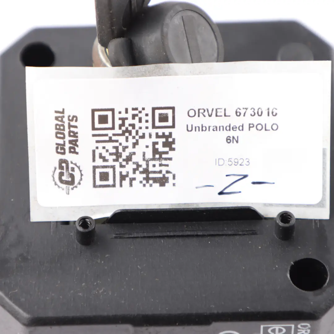 Orvel Towbar Towing Hitch Lock Cylinder Key Tow Bar Locking Device 673016