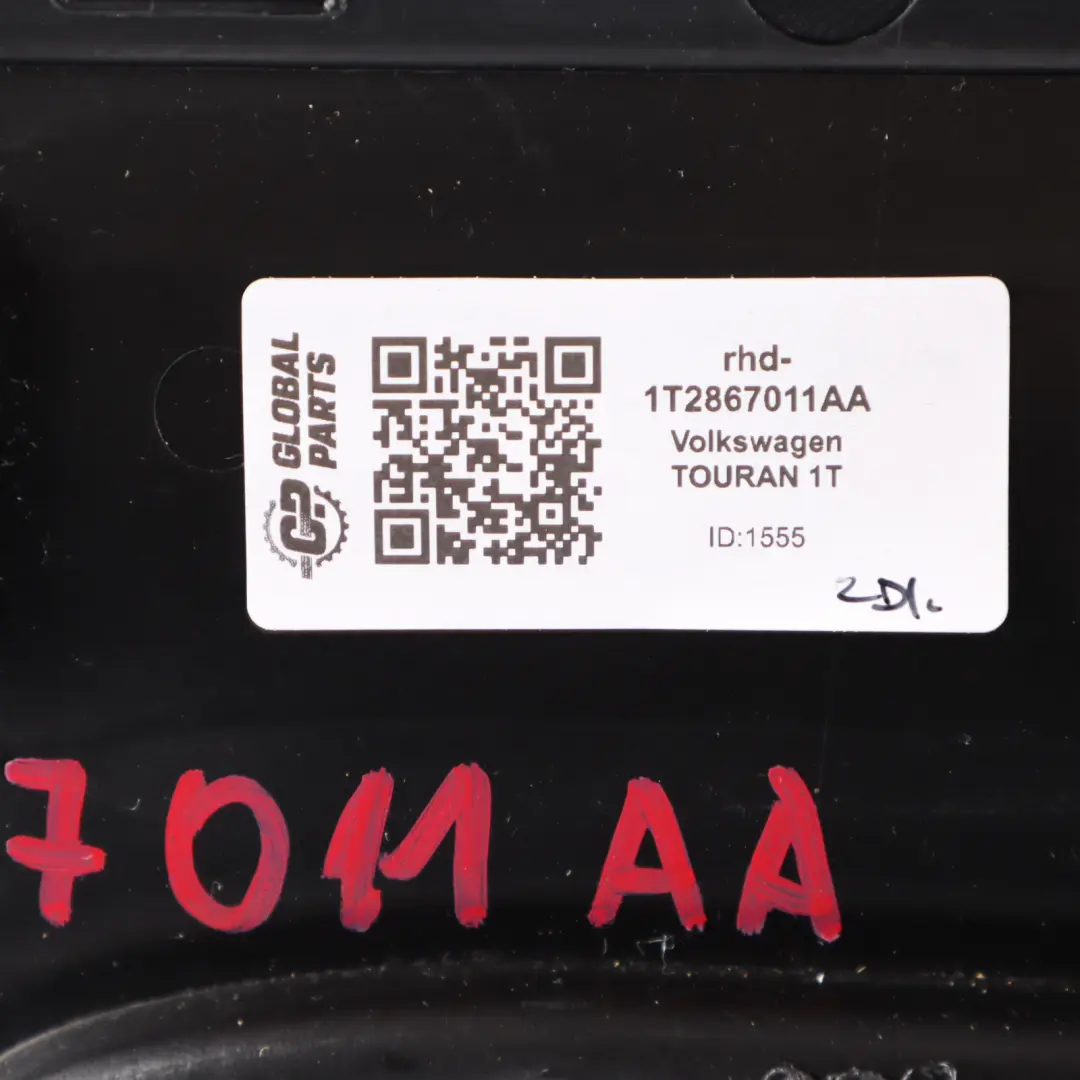 VW Volkswagen Touran 1T Front Door Card Left N/S Trim Cover Panel 1T2867011AA