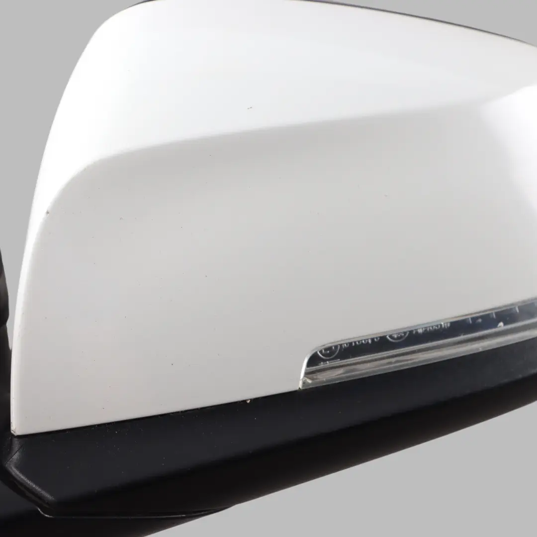 Door Wing Mirror BMW X1 E84 Right O/S Shadow Line High Gloss Alpine White - 300