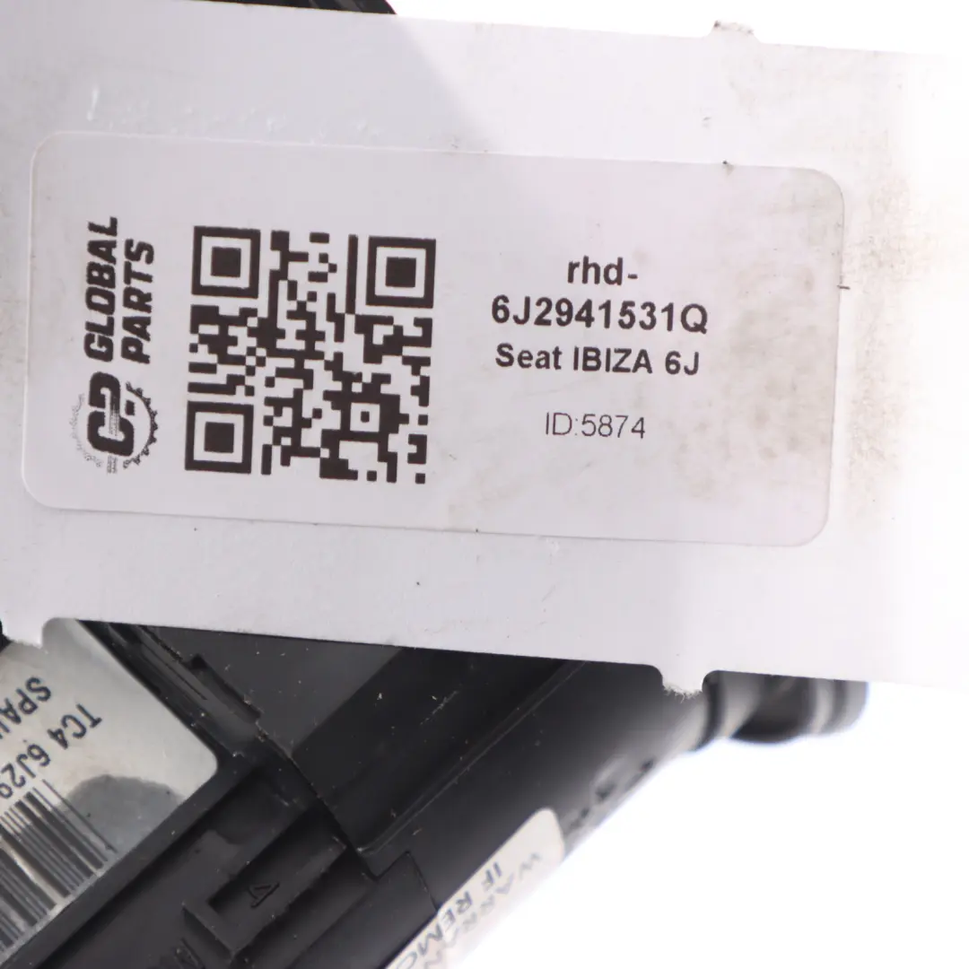 Seat Ibiza 6J Headlight Headlamp Fog Light Switch Control Trim Panel 6J2941531Q