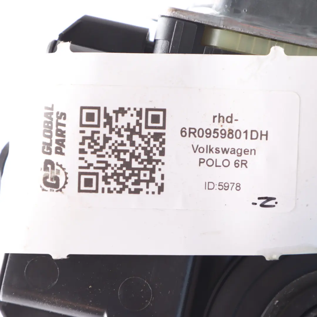 Volkswagen Polo 6R 3D Front Window Lifter Left N/S Regulator Motor 6R0959801DH