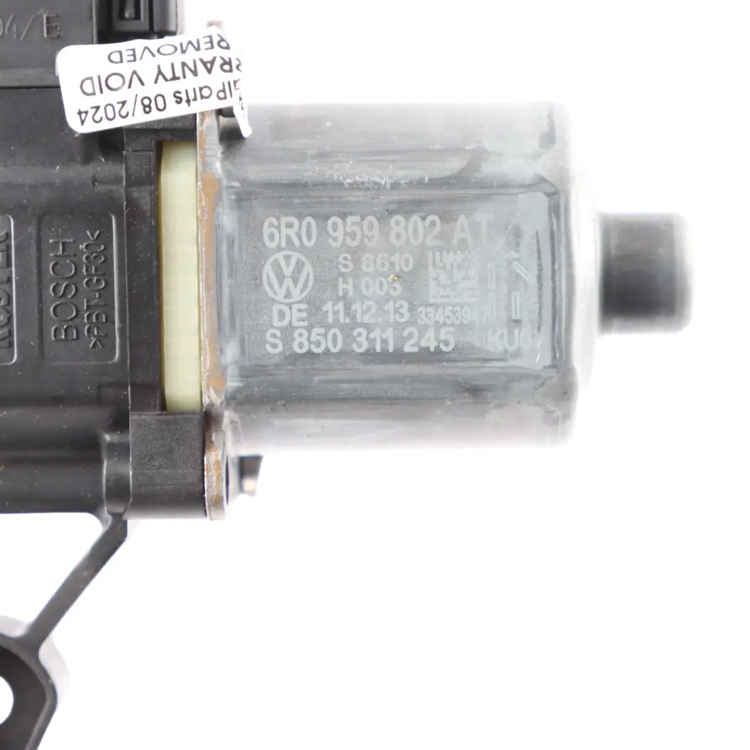 Volkswagen Polo 6R 3D Front Window Lifter Right O/S Regulator Motor 6R0959802AT