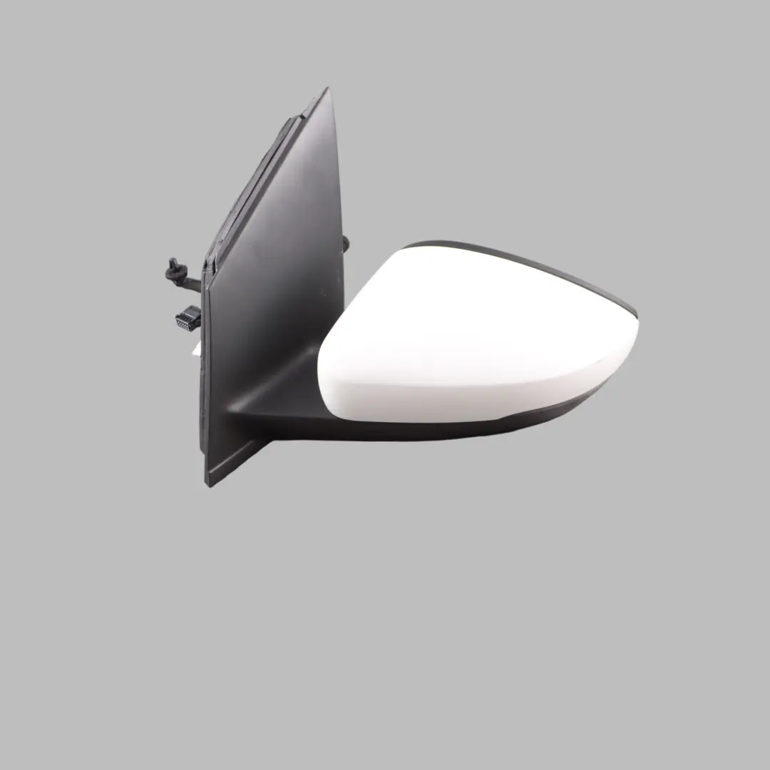 VW Volkswagen Polo 6R Door Wing Left N/S Side View Mirror Candy White LB9A