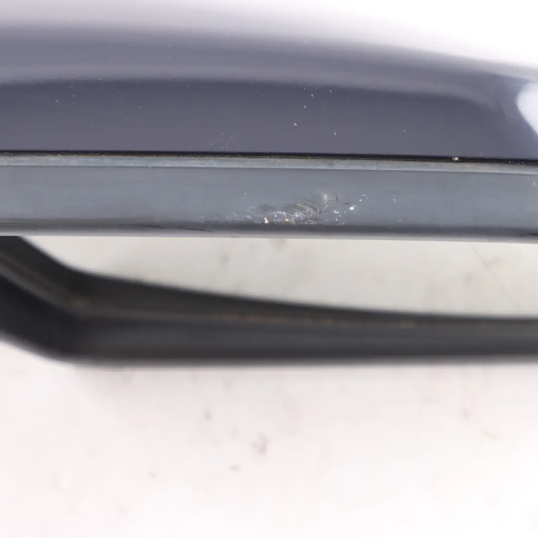 Wing Mirror BMW E60 E61 Auto Dip Power Fold Right O/S Monacoblau Blue - A35