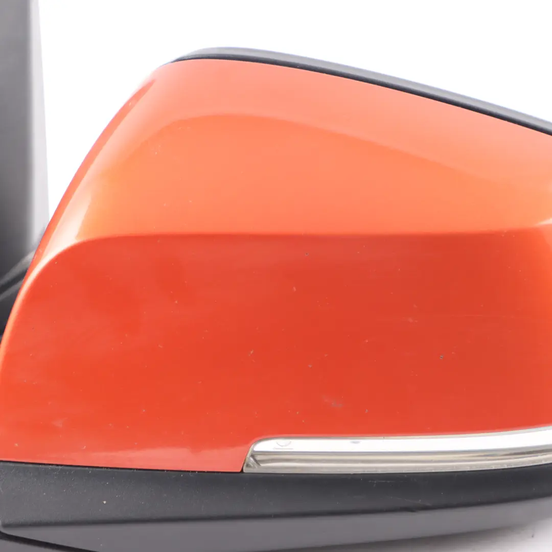 BMW F20 Wing Mirror Heated Door Left N/S Outside 6 Pins Valencia Orange B44