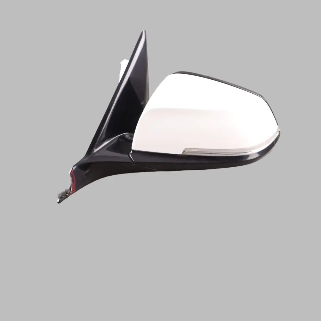 BMW 1 Series F20 Left Heated Wing Mirror N/S High Gloss Alpinweiss Alpine White