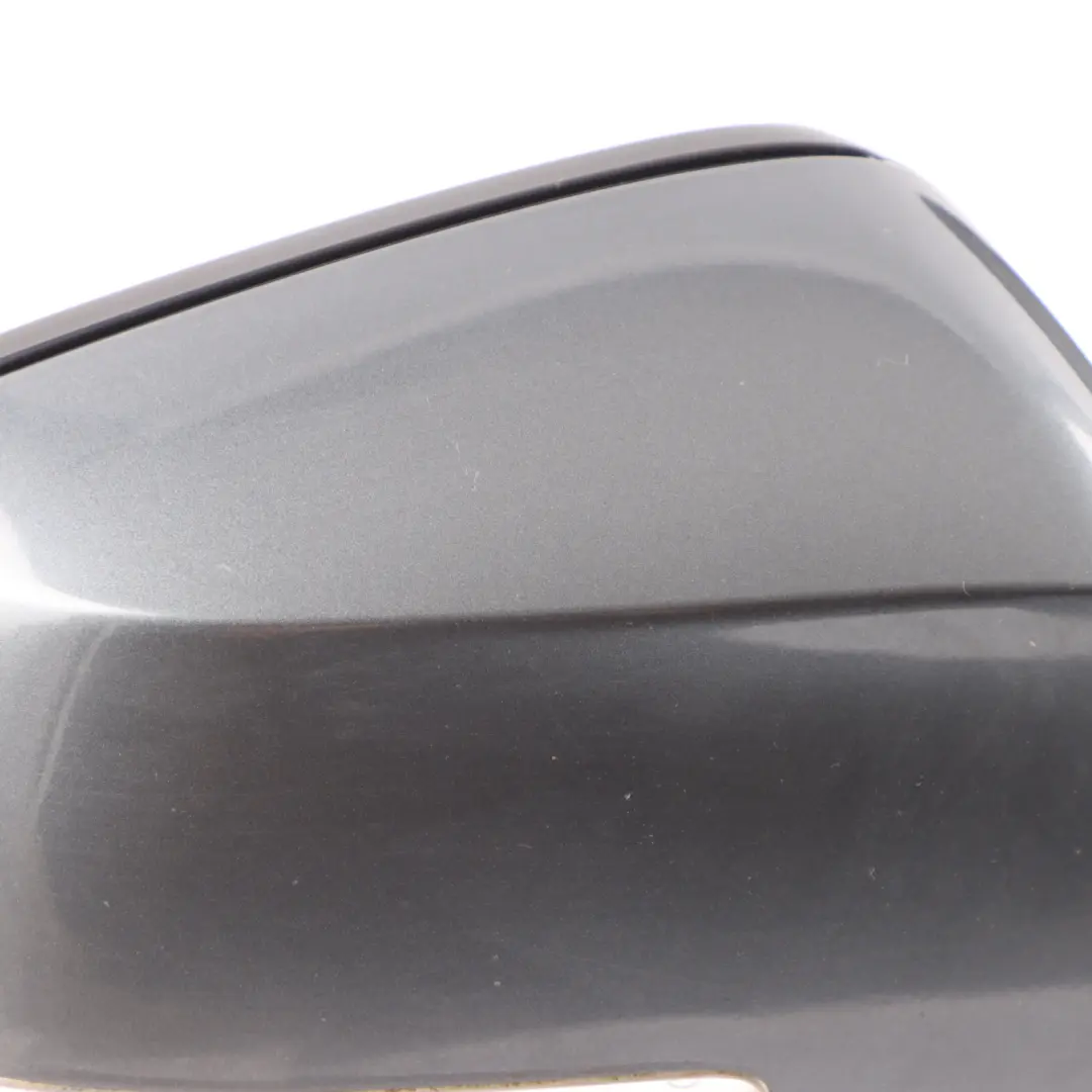 Door Wing Mirror BMW F20 Right Heated High Gloss Mineralgrau Mineral Grey - B39