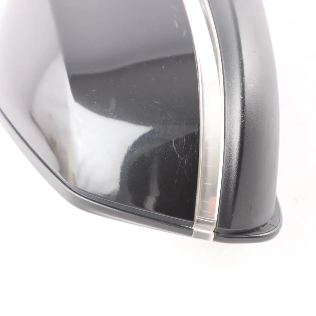 Wing Mirror BMW F30 F31 Heated Auto Dip Right O/S Black Sapphire Metallic - 475