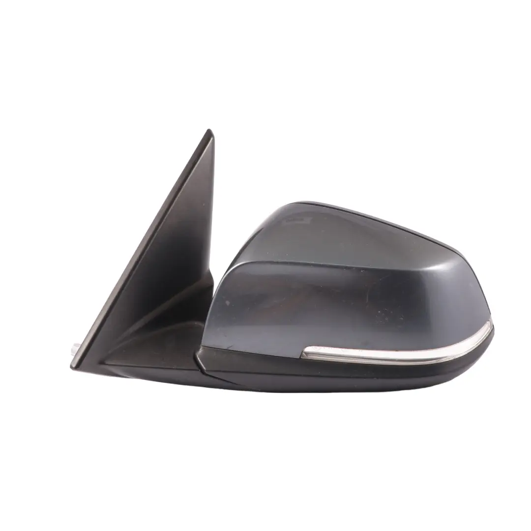 BMW E84 Left N/S Door Wing Mirror Memory Mineral Grey Metallic - B39