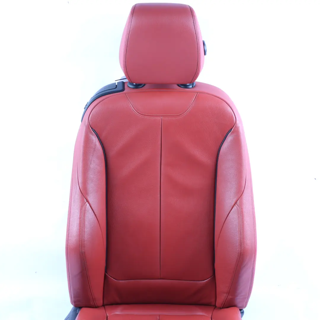 Front Seat BMW F32 Coupe Right O/S Sport Heated Leather Dakota Korall Red Memory