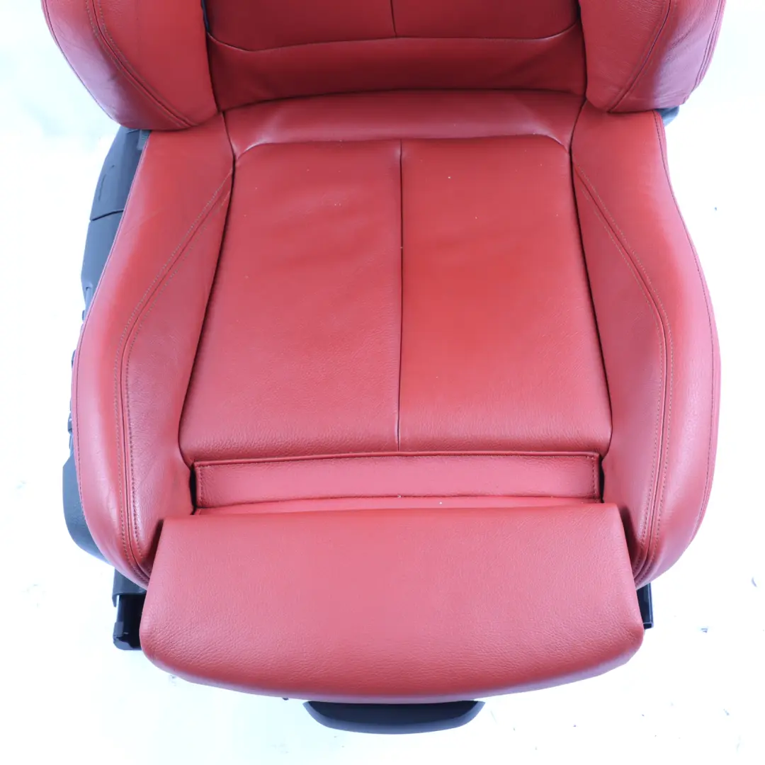 Front Seat BMW F32 Coupe Right O/S Sport Heated Leather Dakota Korall Red Memory