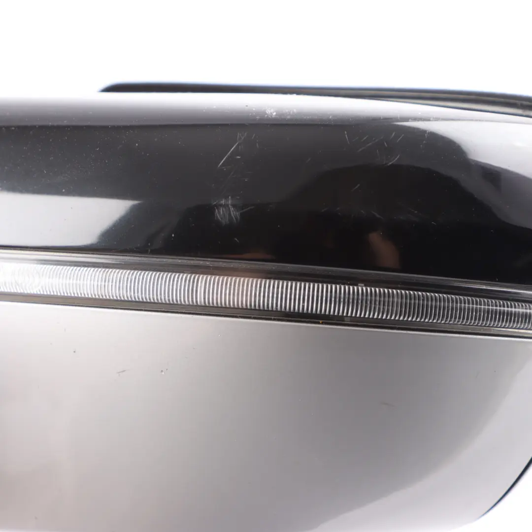 Wing Mirror BMW F10 LCI Heated Right O/S Door Auto Dip High Gloss Glacier Silver