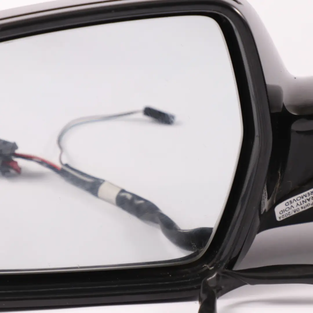 Audi A4 B8 Door Left N/S Mirror Wing Electric Phantom Black - LZ9Y 8K2857409AF