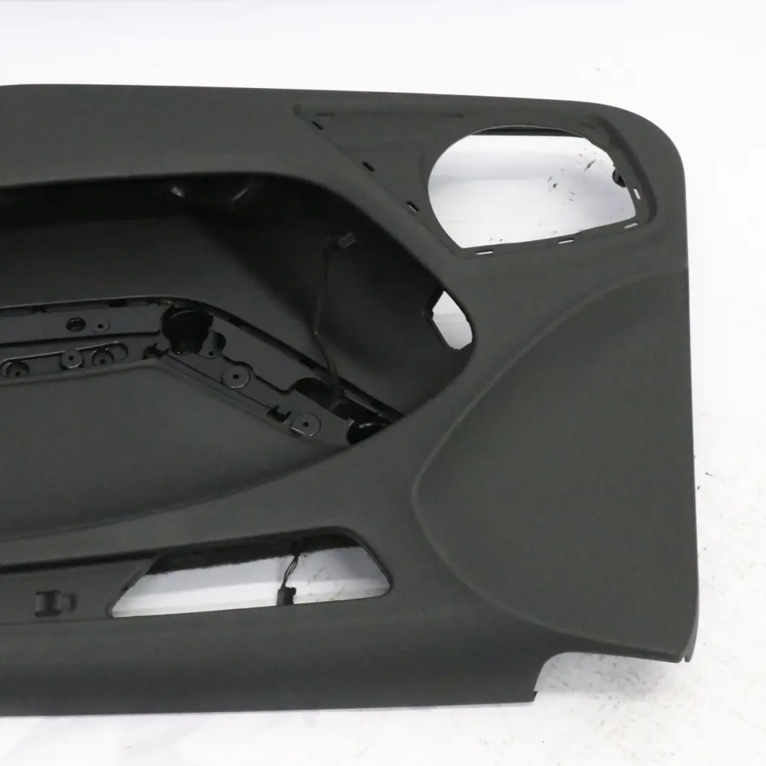 Audi A4 B8 Front Door Card Right O/S Lining Trim Panel Leather Black 8K2867104J