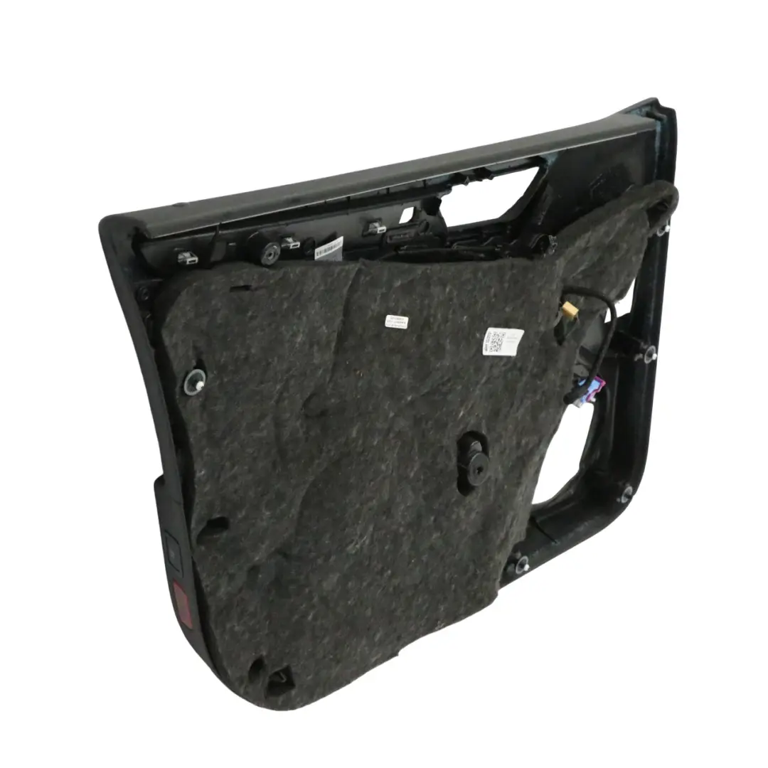 Audi A4 B8 Front Door Card Right O/S Lining Trim Panel Leather Black 8K2867104J