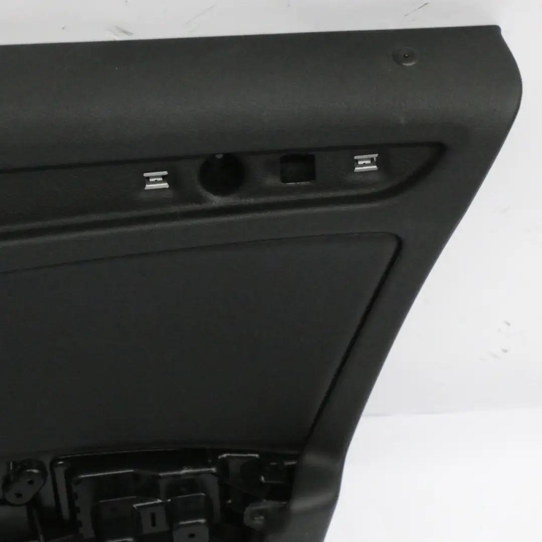 Audi A4 B8 Front Door Card Right O/S Lining Trim Panel Leather Black 8K2867104J