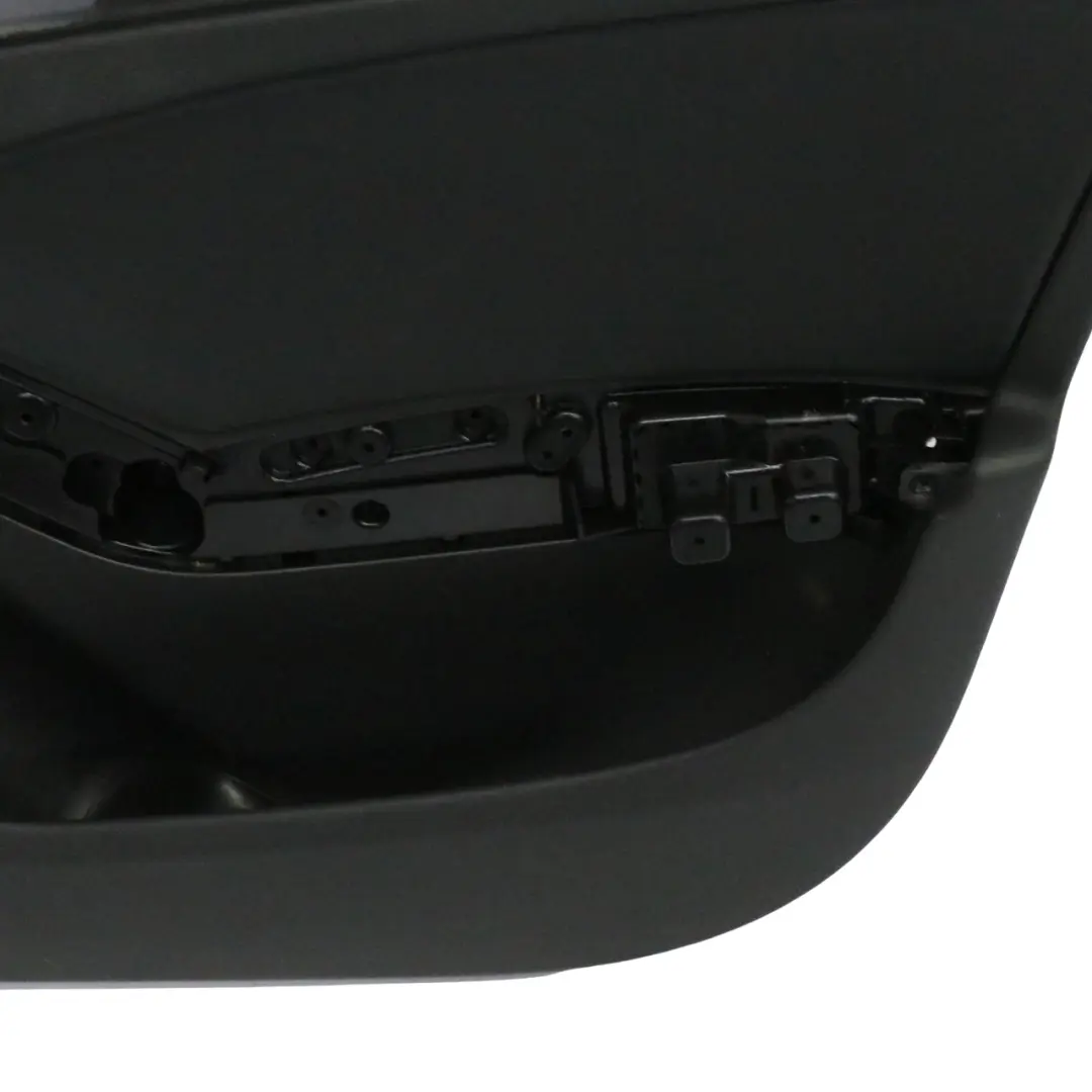 Audi A4 B8 Front Door Card Right O/S Lining Trim Panel Leather Black 8K2867104J