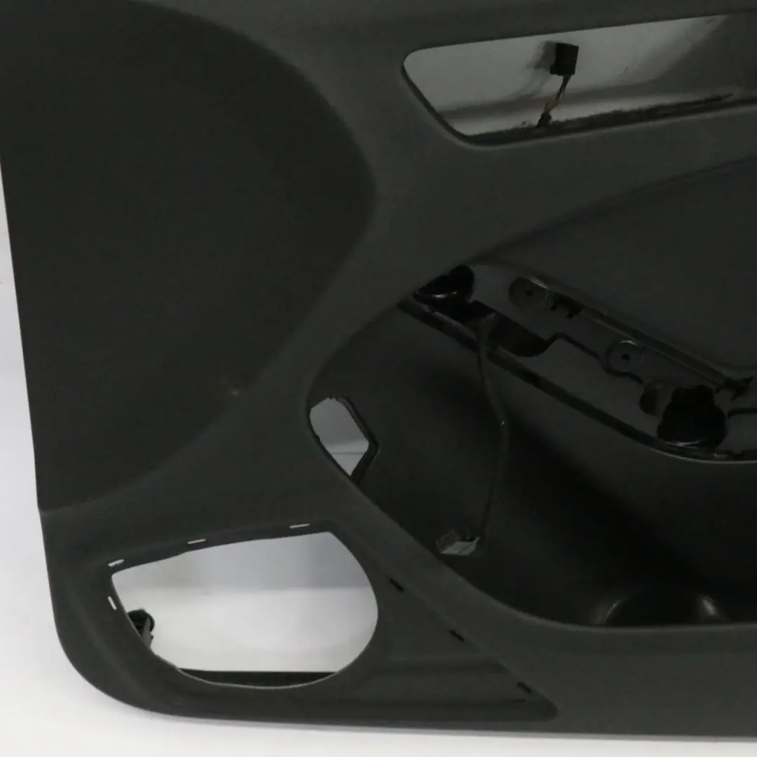 Audi A4 B8 Front Door Card Right O/S Lining Trim Panel Leather Black 8K2867104J