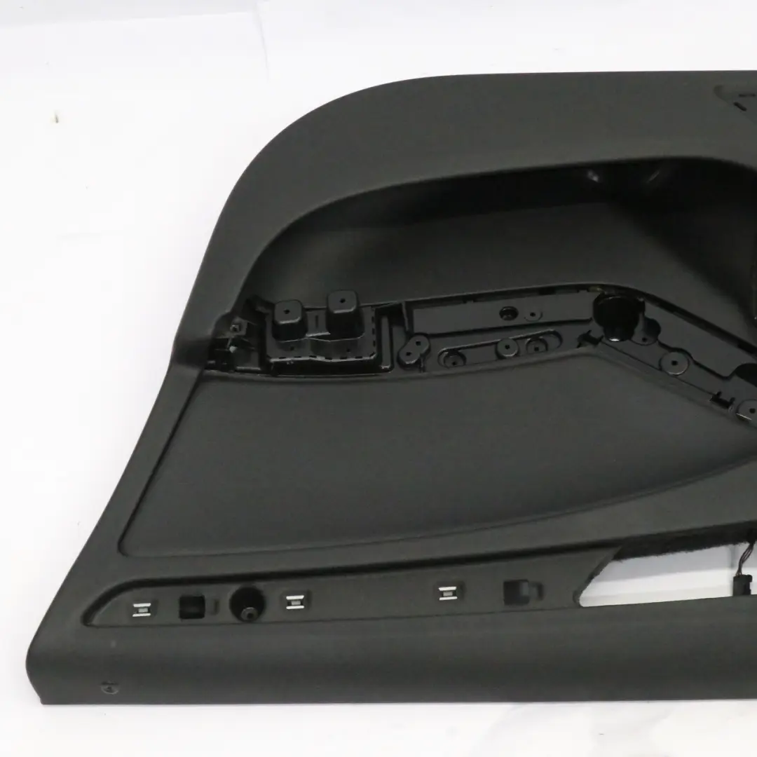 Audi A4 B8 Front Door Card Right O/S Lining Trim Panel Leather Black 8K2867104J