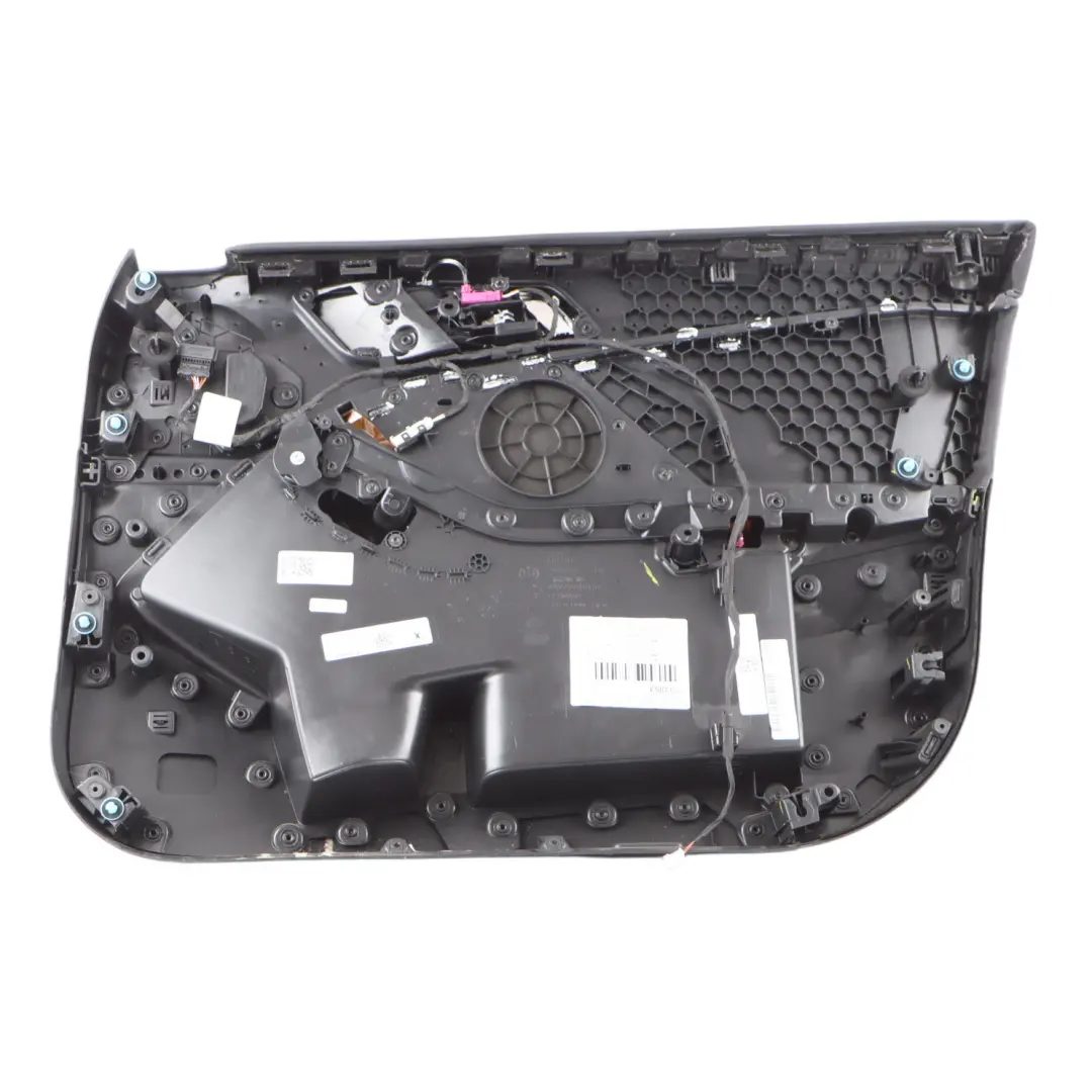 BMW F44 Front Door Card Cover Left N/S Trim Panel Leather Black 9418291
