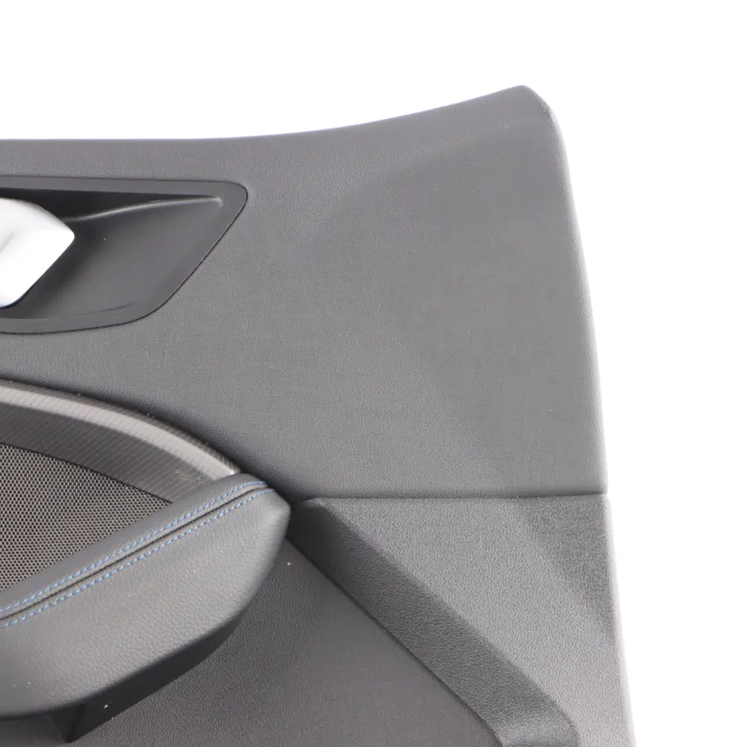 BMW F44 Front Door Card Cover Left N/S Trim Panel Leather Black 9418291
