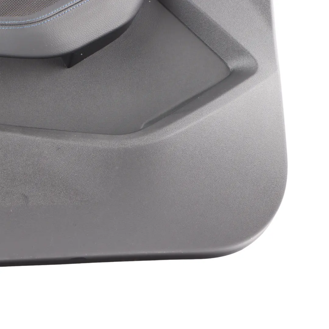 BMW F44 Front Door Card Cover Left N/S Trim Panel Leather Black 9418291