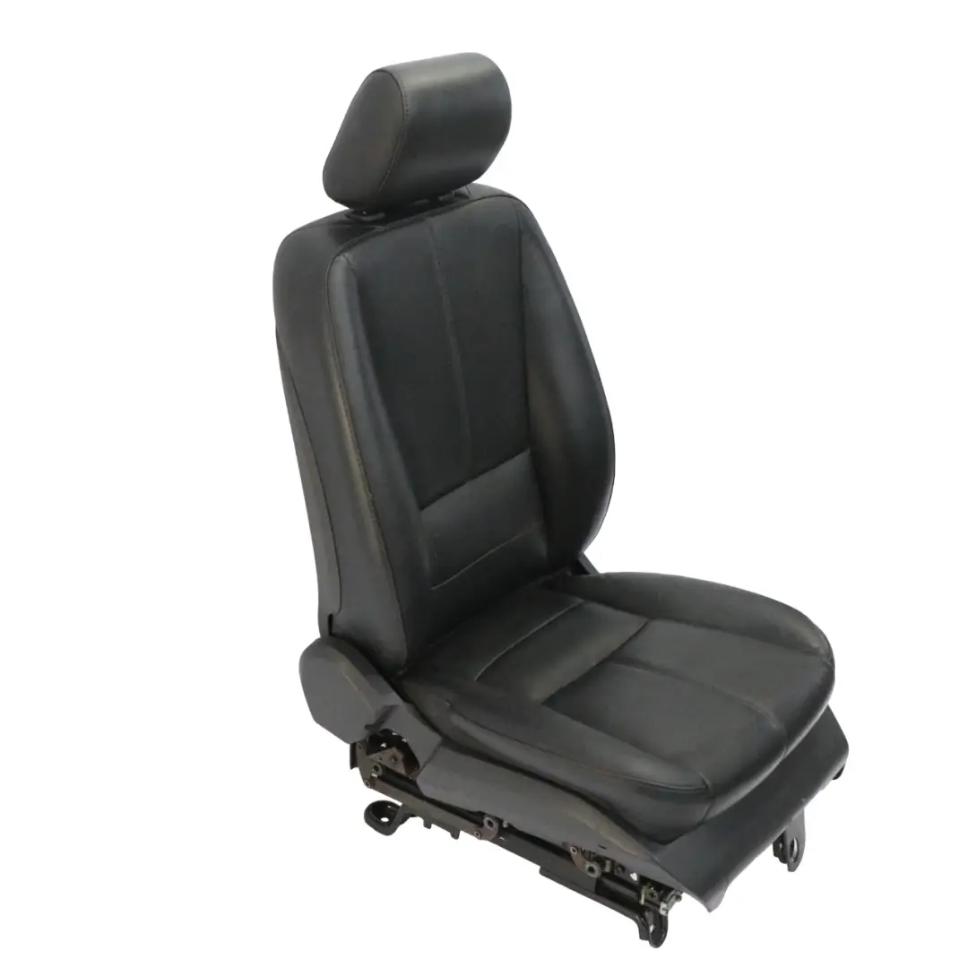 Mercedes ML W163 Front Seat Heated Memory Black Leather Left N/S Seat