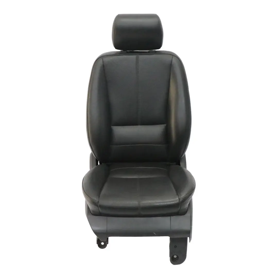 Mercedes ML W163 Front Seat Heated Memory Black Leather Left N/S Seat