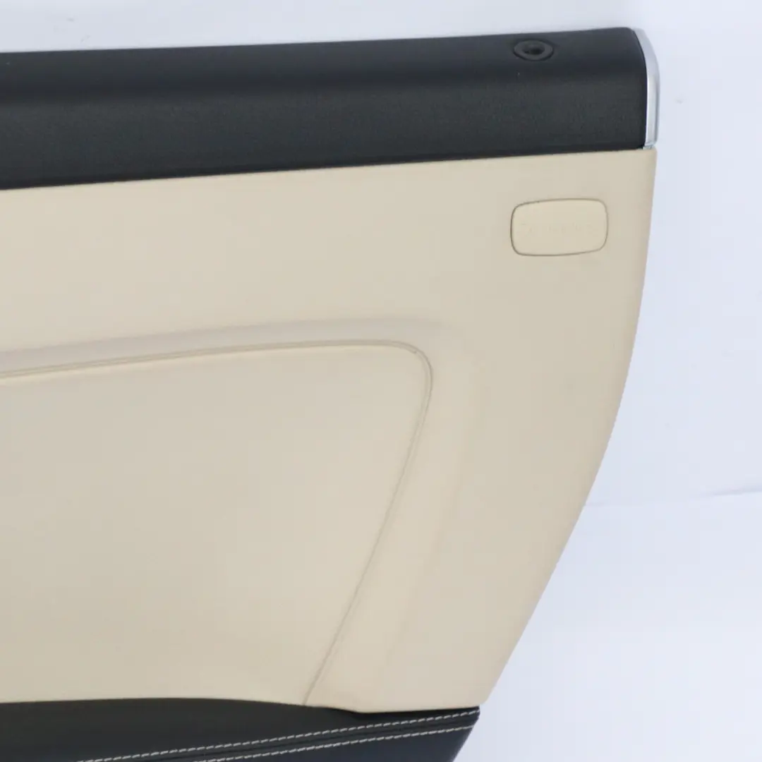 Mercedes R172 Door Card Panel Right O/S Leather Comobeige A1727209200