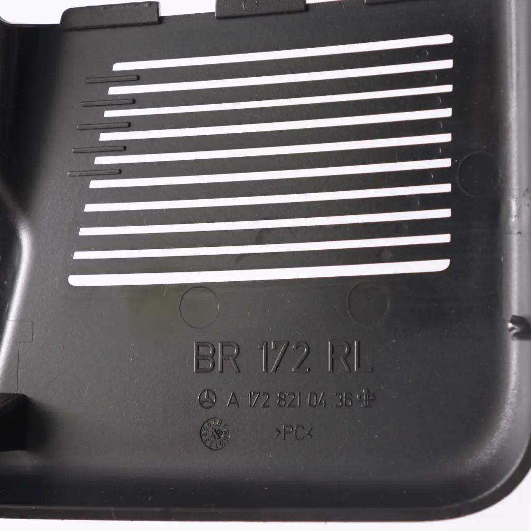 Mercedes SLK R172 Rear Mirror Cover Trim Panel Black A1728210436  