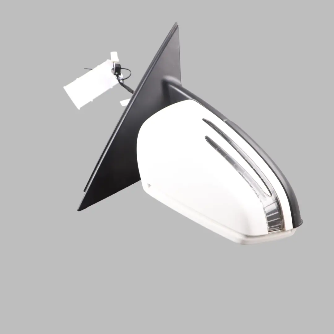 Mercedes W204 Wing Mirror Power Fold Door Right O/S Polar White - 149