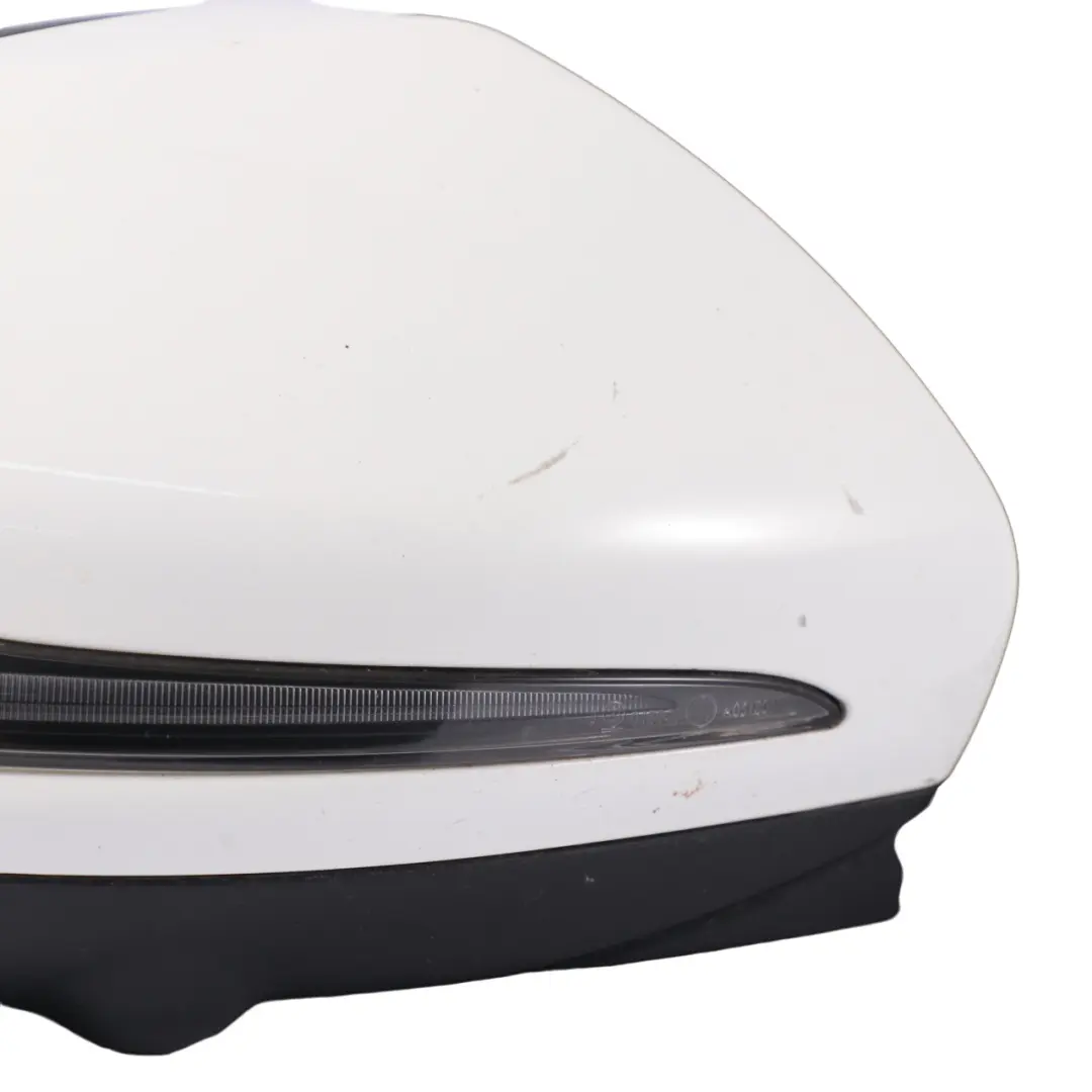 Mercedes W205 Wing Mirror Door Right O/S Camera Blind Spot Polar White - 149