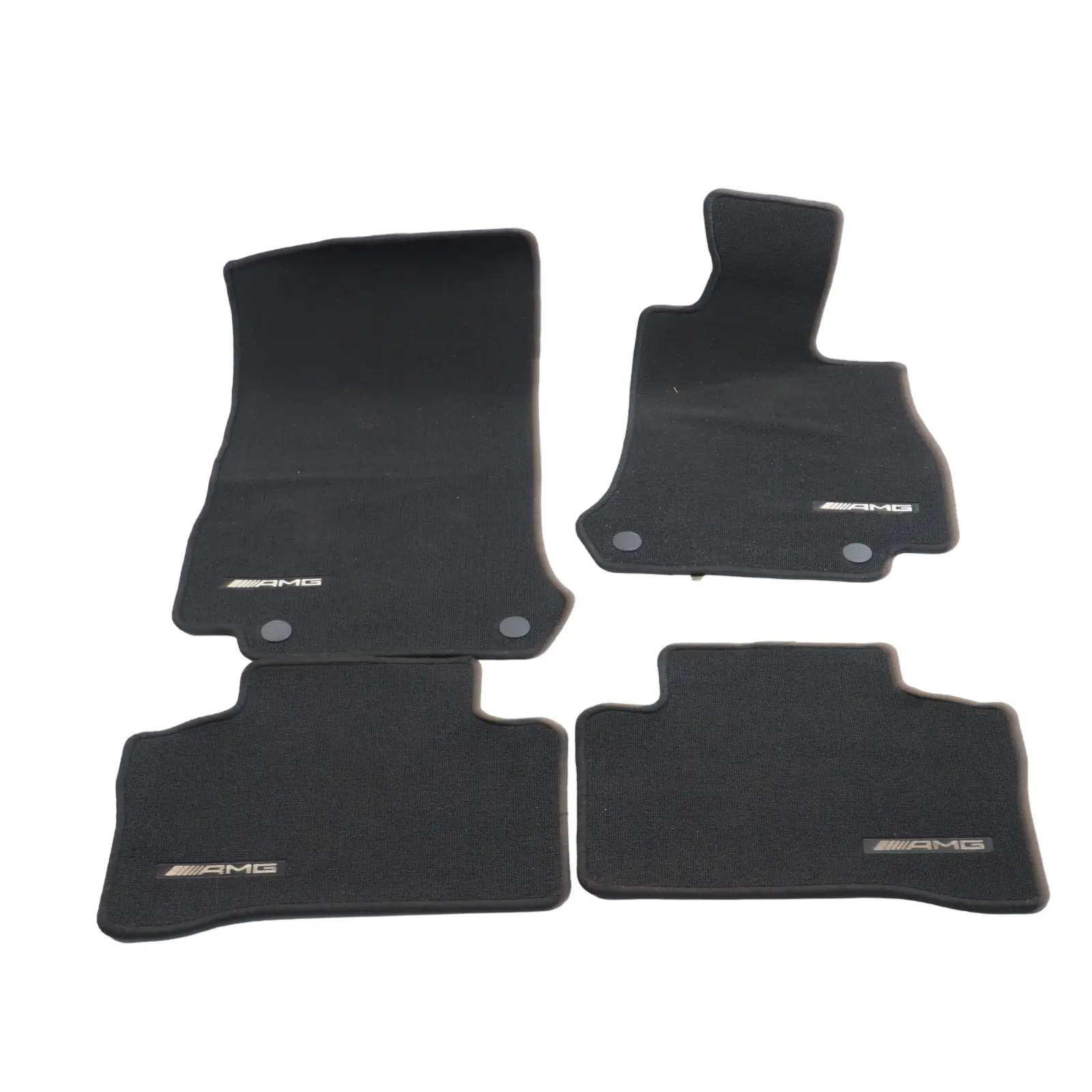 Mercedes GLC X253 AMG Floor Mats Set Interior Front Rear Left Right Cover Black