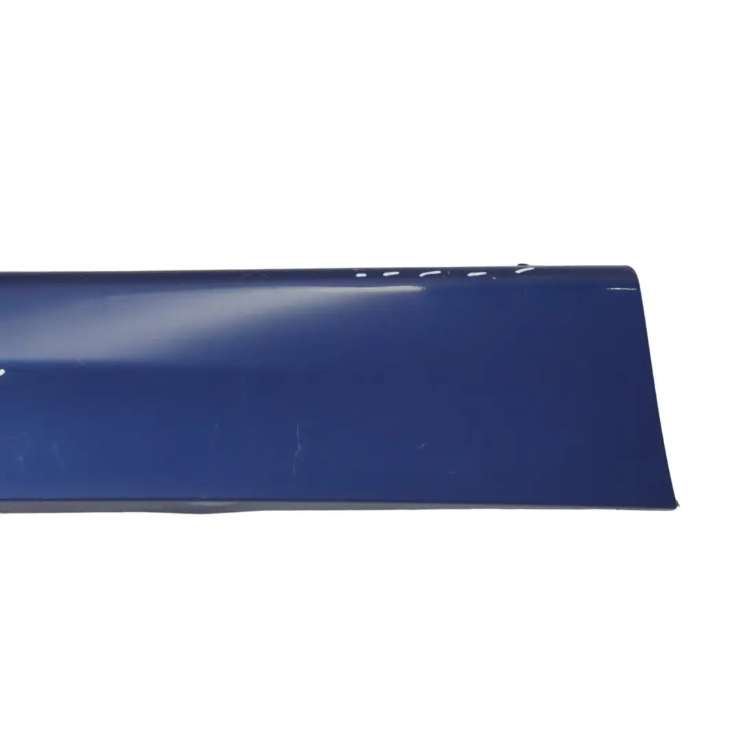 BMW E90 E91 Sill Strip Side Skirt Right O/S Montegoblau Blau Blue - A51