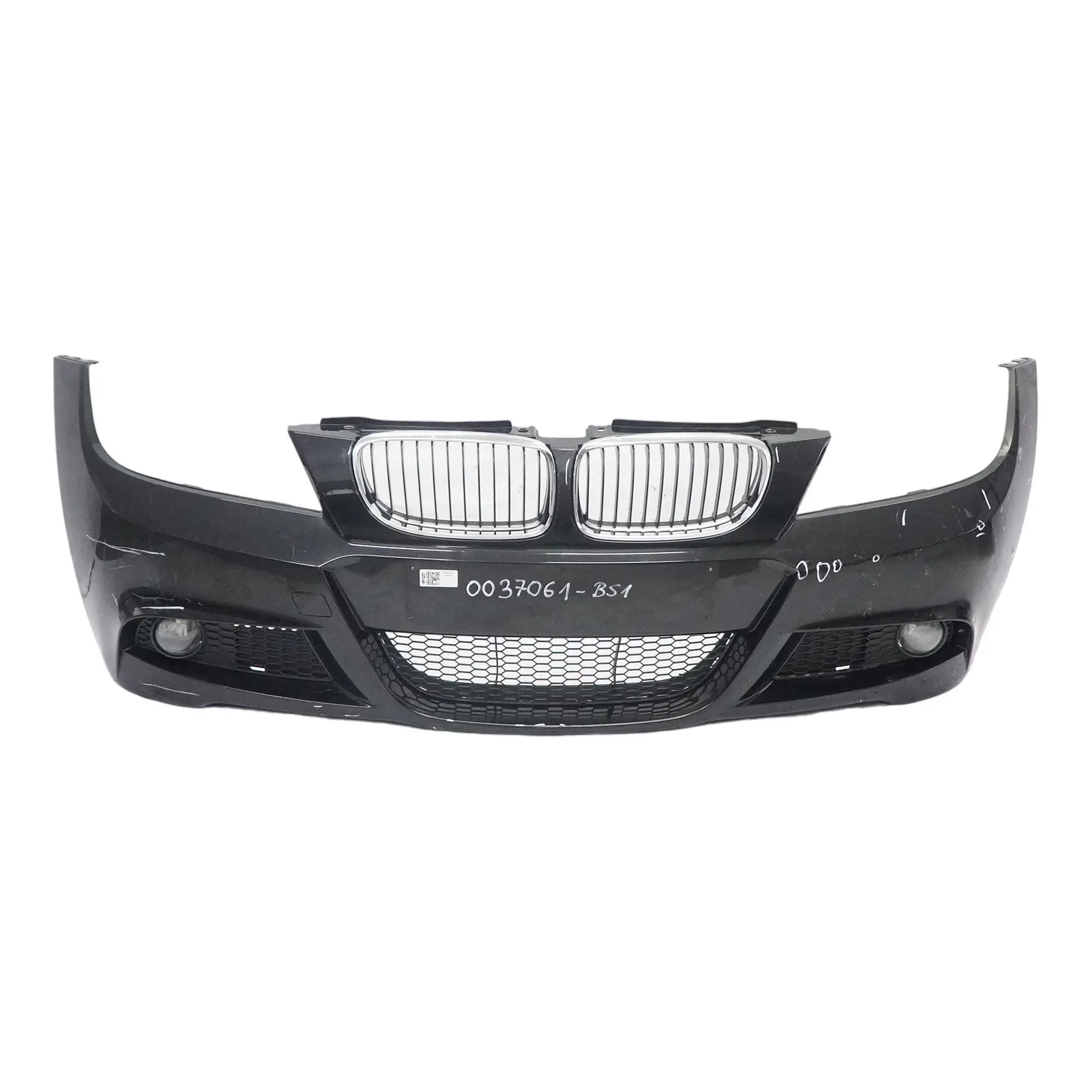 BMW E90 E91 LCI M Sport Complete Front Bumper Trim Panel Black Sapphire - 475