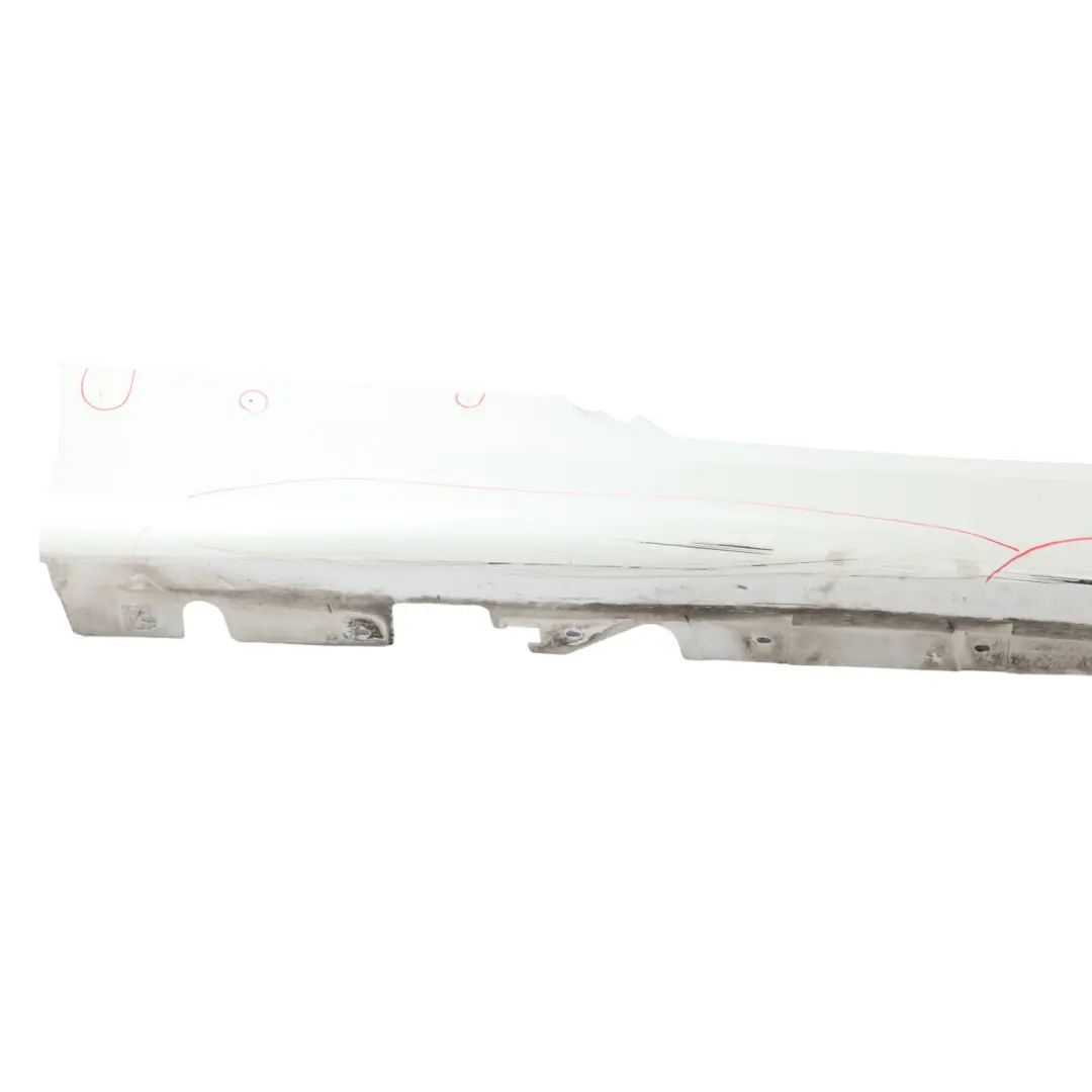 Side Skirt BMW E92 E93 LCI Sill Strip Right O/S Mineralweiss Mineral White - A96
