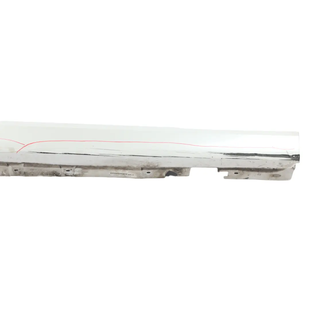 Side Skirt BMW E92 E93 LCI Sill Strip Right O/S Mineralweiss Mineral White - A96