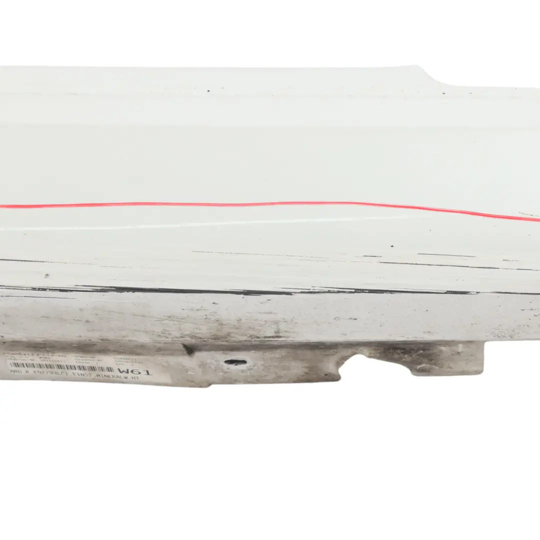 Side Skirt BMW E92 E93 LCI Sill Strip Right O/S Mineralweiss Mineral White - A96