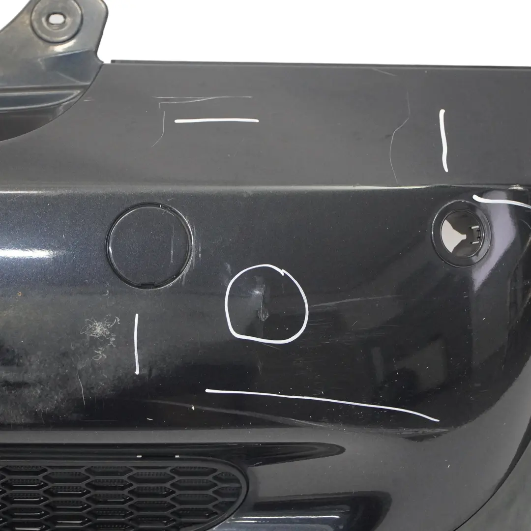 Mini R52 Rear Bumper PDC Cabrio Cooper S Panel Astro Black Metallic - A25